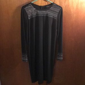Long Sleeved Black Dress